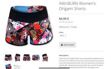 Short InknBurn maat 8 beschikbaar voor biedingen