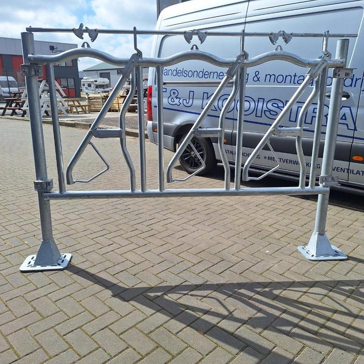 Zelfsluitend voerhek 210 cm, Dieren en Toebehoren, Overige Dieren-accessoires, Nieuw, Verzenden