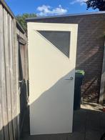 Binnendeur (198,5 x 79,5) met glas te koop!, Doe-het-zelf en Verbouw, Deuren en Horren, Ophalen, 80 tot 100 cm, Binnendeur, Minder dan 200 cm