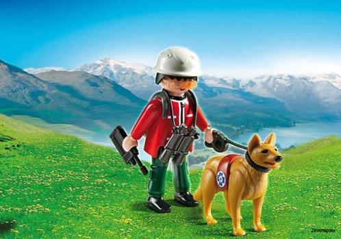 Playmobil (5431) Hulpverlener met reddingshond, Kinderen en Baby's, Speelgoed | Playmobil, Zo goed als nieuw, Complete set, Ophalen of Verzenden