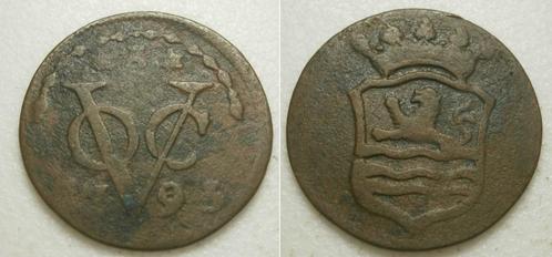 6] Zeeland VOC Duit 1793, Postzegels en Munten, Munten | Nederland, Losse munt, 1 cent, Vóór koninkrijk, Ophalen of Verzenden