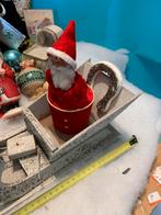 #kerst Antieke Arreslee met Kerstdecoratie, Gebruikt, T, Ophalen of Verzenden, N