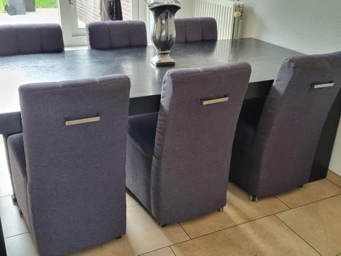 Goossens quint eiken eetkamertafel en bijbehorende dressoir, Huis en Inrichting, Kasten | Dressoirs, Gebruikt, 50 tot 100 cm, 50 tot 75 cm