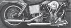 uitlaat einddemper set Shovelhead 1970 - 1984 FL en FLH, Motoren, Onderdelen | Harley-Davidson, Nieuw