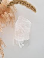 Nieuw! Nachtlampje zoutsteen lamp wit babykamer kinderkamer, Ophalen of Verzenden, Nieuw