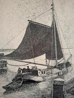 Ets 1932 Botter monogram AV, Antiek en Kunst, Verzenden