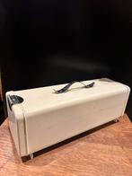 Vintage witte emaille ontbijtkoektrommel, Huis en Inrichting, Keuken | Keukenbenodigdheden, Ophalen of Verzenden, Gebruikt