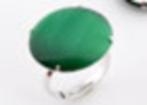 ring met  cateye  groen verstelbaar,, Sieraden, Tassen en Uiterlijk, Ringen, Nieuw, Groen, Overige materialen, Ophalen of Verzenden