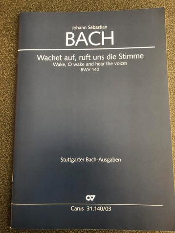 J.S.Bach- Cantate 140 Wachet auf, ruft uns die Stimme BWV140 beschikbaar voor biedingen