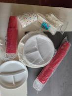 Plastic borden, bekers, bestek, roerstaafjes, Huis en Inrichting, Keuken | Servies, Ophalen, Overige materialen, Nieuw, Bord(en)