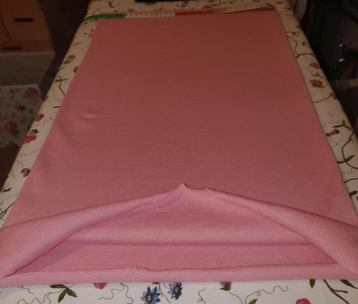 Boord stof voor afwerken van o.a. mouwen L67xrond 70cm, Hobby en Vrije tijd, Stoffen en Lappen, Nieuw, Katoen, 120 cm of meer