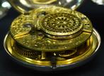 Engels zilveren paircase spillegang horloge, jaar 1781, Overige merken, Zakhorloge, Gebruikt, Ophalen of Verzenden