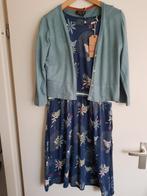 Brakeburn zeegroene jurk met bloem vogelprint maat xl NIEUW!, Groen, Knielengte, Ophalen of Verzenden, Zo goed als nieuw