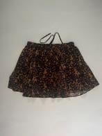 Maison Scotch rokje tijgerprint M, Maat 38/40 (M), Zwart, Zo goed als nieuw, Boven de knie
