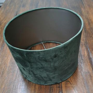 Nette lampenkap van groen velours. Voor staande lamp. beschikbaar voor biedingen