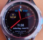 GALAXY CLASSIC SMARTWATCH, Ophalen of Verzenden, Zo goed als nieuw, Zwart, Android