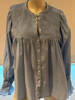 Antik batik blouse maat m, Ophalen of Verzenden, Zo goed als nieuw, Maat 38/40 (M), Blauw