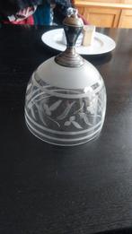 Antieke Kaasstolp Geslepen Glas Verzilverd, Antiek en Kunst, Ophalen of Verzenden