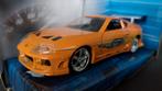 Toyota Supra Brian 1:32 Jada Fast and Furious Pol, Hobby en Vrije tijd, Modelauto's | 1:32, Verzenden, Nieuw, Auto