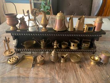 Antieke Koper & Brons Miniaturen Collectie beschikbaar voor biedingen