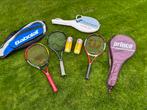 3 Tennis Rackets + Ballen + hoezen, Ophalen, Zo goed als nieuw, Racket(s)