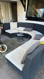 Tuinset half rond, Tuin en Terras, Tuinsets en Loungesets, Ophalen, Zo goed als nieuw