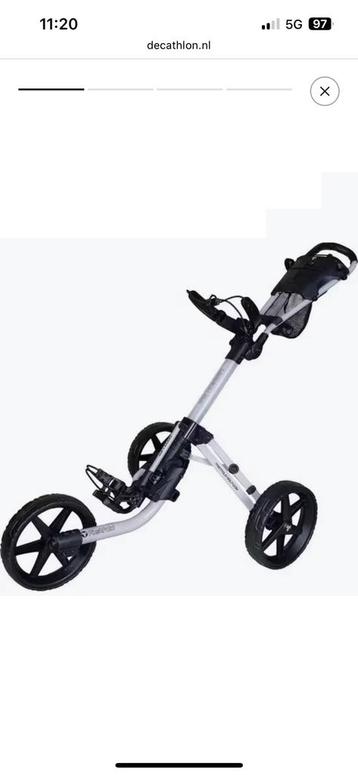 Mission golftrolley kleur wit-zwart nieuw in doos!:) beschikbaar voor biedingen