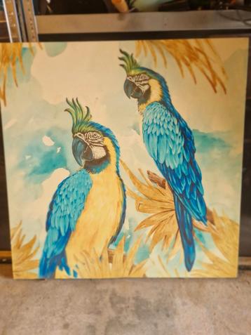 Buitenkunst decoratie papagaai  beschikbaar voor biedingen