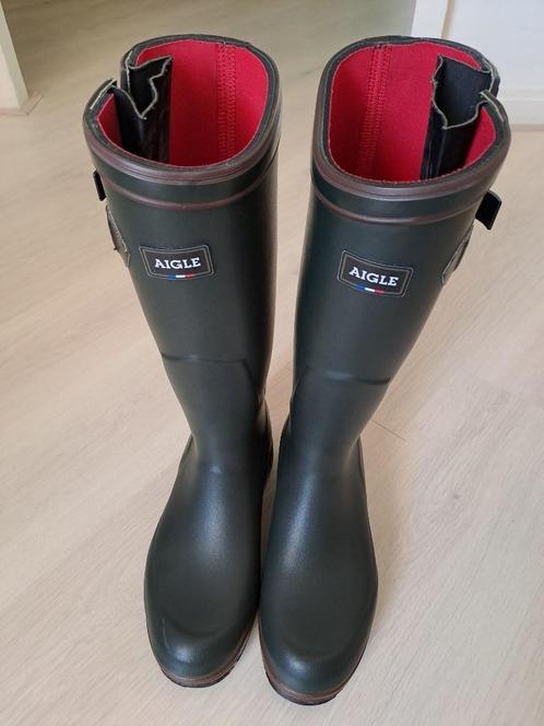 Aigle Parcours ISO 2 - 41 kwaliteit regenlaarzen/kaplaarzen, Kleding | Dames, Schoenen, Zo goed als nieuw, Regenlaarzen, Groen