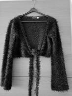 Zwart vestje bolero  fluffy Kerst maat M  Steps Watcher, Maat 38/40 (M), Zwart, Ophalen of Verzenden, Steps Watcher