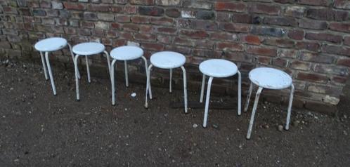 kleine krukjes kruk krukken uit school schoolkruk, Antiek en Kunst, Curiosa en Brocante, Ophalen