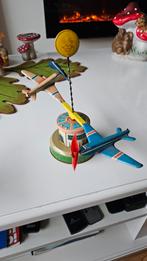 Vintage vliegtuig carrousel speelgoed,  prima werkend, Antiek en Kunst, Verzenden