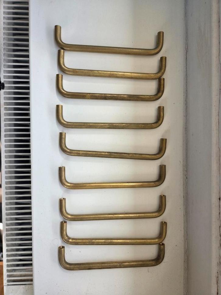Bolmen Handgreep Messing - Beslag Design CC 128, Huis en Inrichting, Woonaccessoires | Overige, Zo goed als nieuw, Ophalen of Verzenden