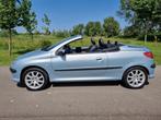 Peugeot 206 2.0 16V CC, nieuwe APK, leder interieur, lmv,NAP, Auto's, Peugeot, 136 pk, Zwart, 4 cilinders, Cabriolet