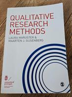 Qualitative research methods, Boeken, Studieboeken en Cursussen, Ophalen of Verzenden, Zo goed als nieuw, WO