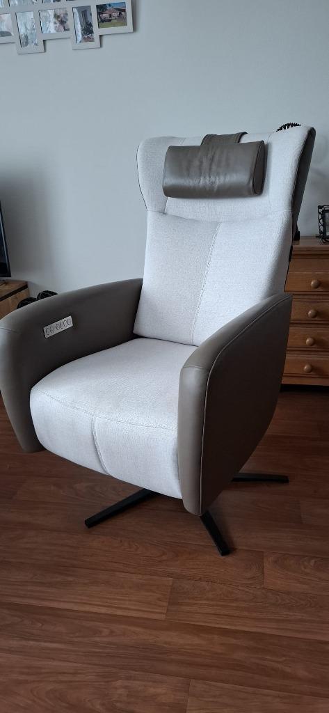 Prominent, Sta op Relaxstoel, Schipluiden, Huis en Inrichting, Fauteuils, Zo goed als nieuw, Leer, Stof, 75 tot 100 cm, 75 tot 100 cm