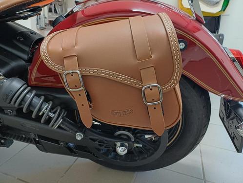 Indian Scout - Lederen zadeltas 100% nieuw, Motoren, Accessoires | Koffers en Tassen, Nieuw, Ophalen of Verzenden