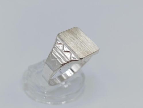 Zilveren heren zegelring, 22 mm, Sieraden, Tassen en Uiterlijk, Ringen, Nieuw, Heer, 20 of groter, Zilver, Zilver, Verzenden