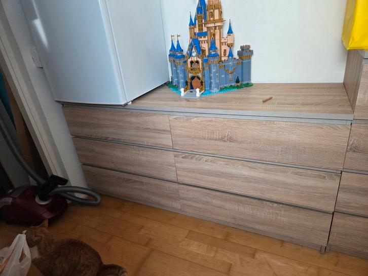 Jysk Ladekasten - Praktisch en Stijlvol! Licht Eiken, Huis en Inrichting, Kasten | Dressoirs, Gebruikt, 150 tot 200 cm, 25 tot 50 cm