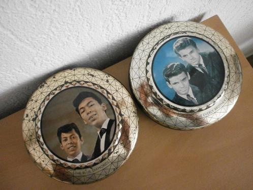 kwatta blikje blue diamonds en kwatta blikje everly brothers, Verzamelen, Muziek, Artiesten en Beroemdheden, Gebruikt, Gebruiksvoorwerp
