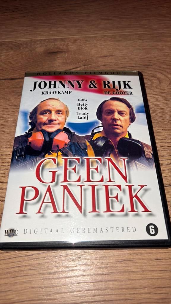 Geen Paniek met Johnny Kraaijkamp en Rijk de Gooyer., Cd's en Dvd's, Dvd's | Nederlandstalig, Zo goed als nieuw, Actie en Avontuur