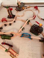 Prachtige uitgebreide Brio houten treinset, Ophalen, Gebruikt