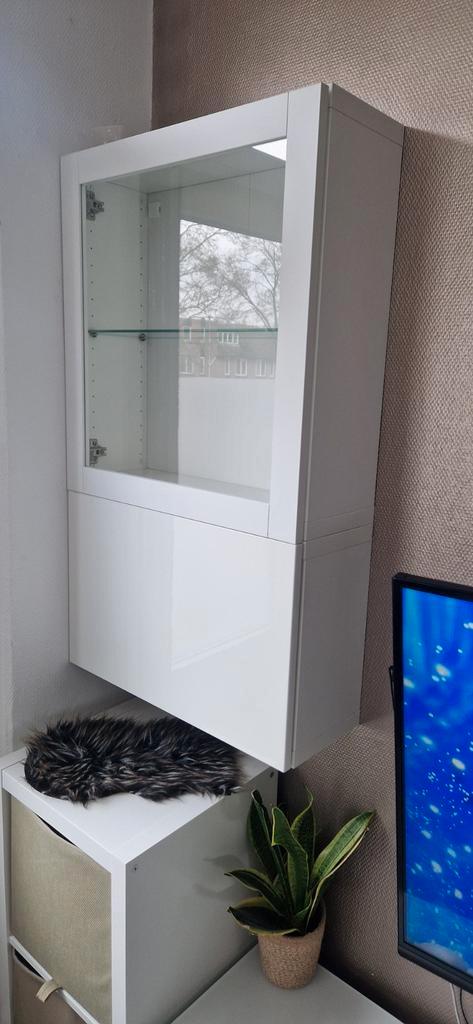Ikea kast besta wit, Huis en Inrichting, Kasten | Vitrinekasten, Zo goed als nieuw, Minder dan 100 cm, 25 tot 50 cm, Ophalen