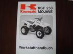 KAWASAKI KSF250 MOJAVE 1987 - 1995 werkstatthandbuch ksf 250, Motoren, Handleidingen en Instructieboekjes, Kawasaki