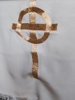 Liturgisch antependium kleed met handgemaakt goud draad, Antiek en Kunst, Ophalen of Verzenden