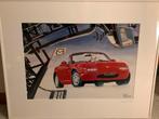 Lucienne ten Have - Mazda MX-5 Kunstprint, Ophalen of Verzenden