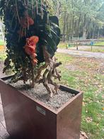 Bloembakken, Tuin en Terras, Gebruikt, Vierkant, Binnen, Metaal