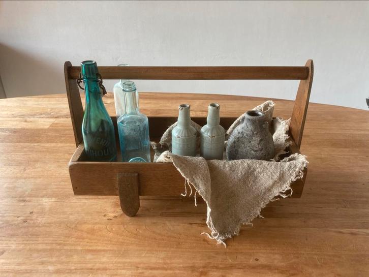 Tafelorganizer - nieuw gemaakt - eikenhout - centerpiece, Huis en Inrichting, Woonaccessoires | Overige, Nieuw, Ophalen of Verzenden