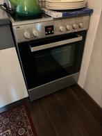 Fornuiz keramisch met oven, Witgoed en Apparatuur, Fornuizen, 4 kookzones, Vrijstaand, 85 tot 90 cm, Ophalen of Verzenden