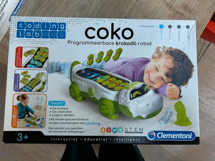 Coding lab Coko Krokodil robot, Kinderen en Baby's, Speelgoed | Educatief en Creatief, Zo goed als nieuw, Ophalen of Verzenden